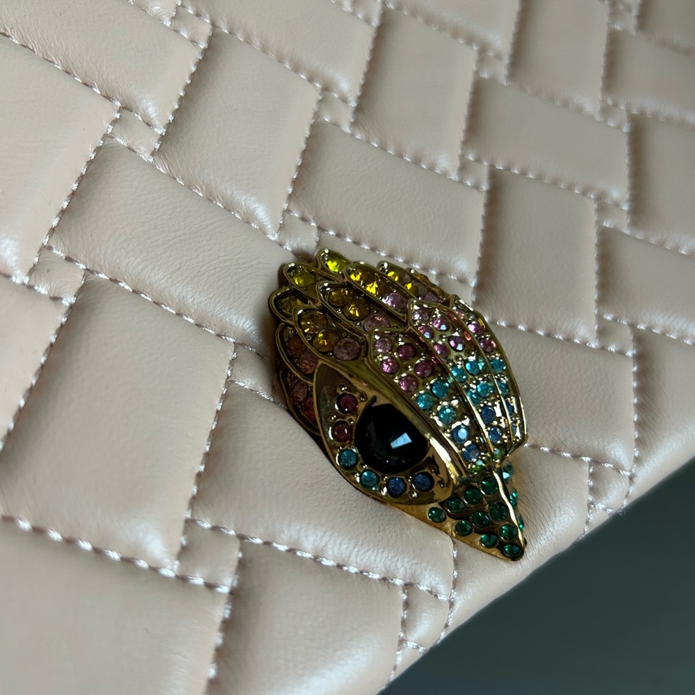 Kurt Geiger Large Kensington Long Flap Pale Pink - Picture 4 of 4